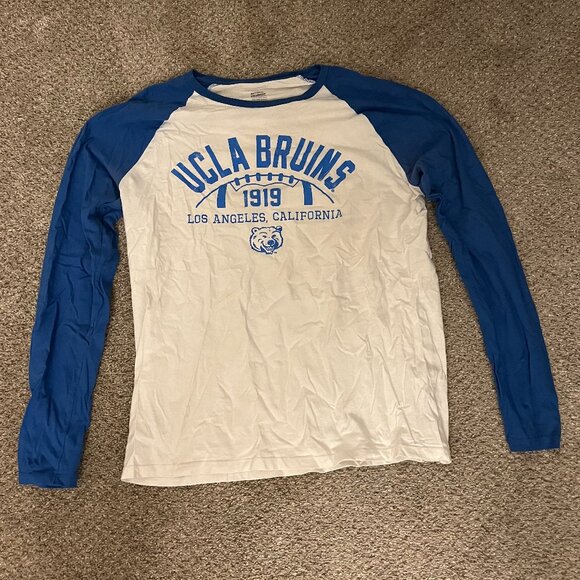 UCLA Bruins Football 1919 Logo Crew Neck Large Long Sleeve Shirt - Picture 1 of 2